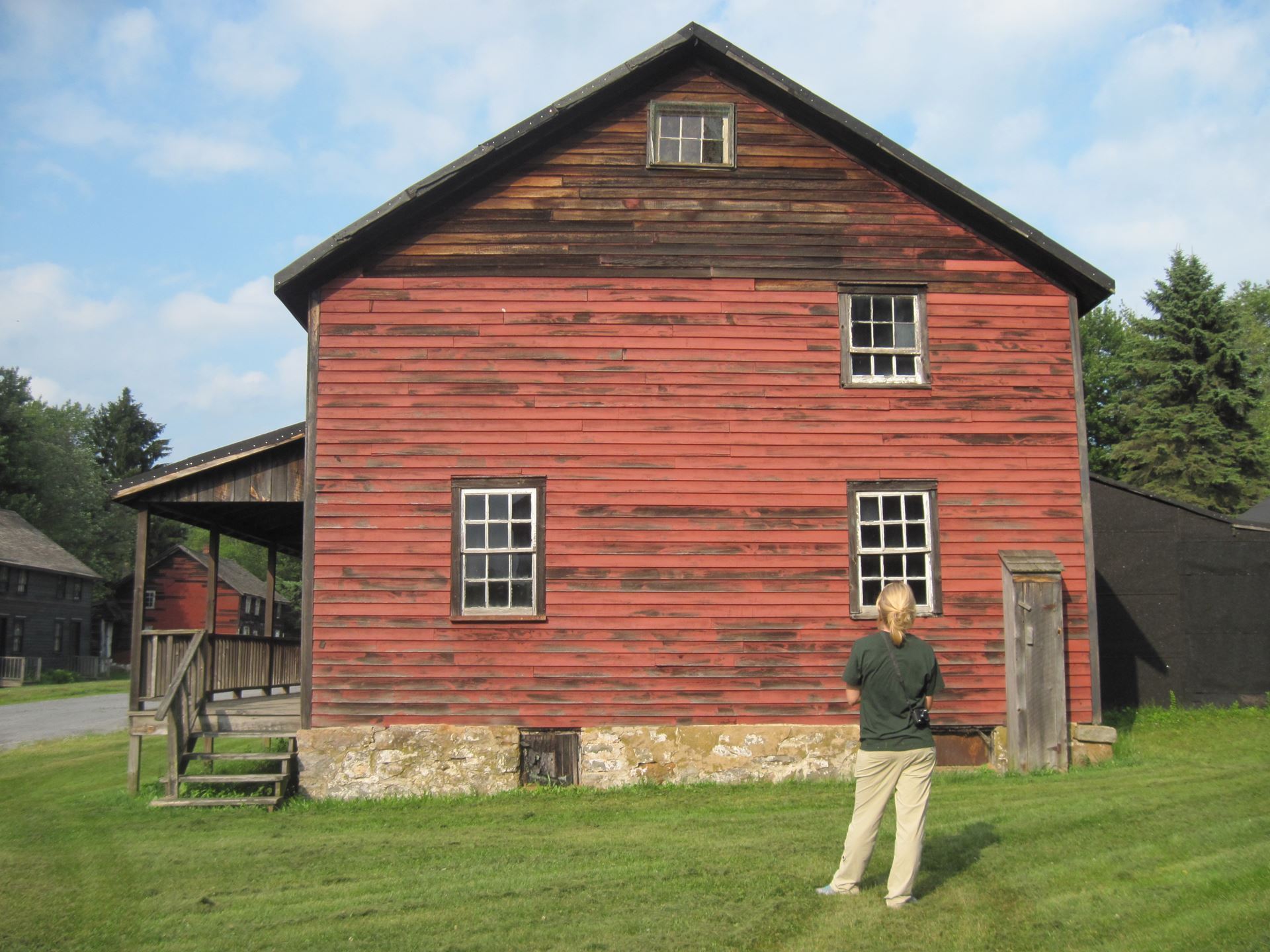 2017 fellow V. Camille Westmont at her project site, Eckley Miners' Village in Pennsylvania